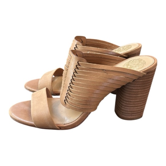 Vince Camuto Astar Leather Backless Sandal Mule Size 7.5 - Picture 13 of 15